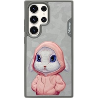 Nimmy Samsung S23 Ultra Uyumlu Rabbit Series Gri Telefon Kılıfı Nimmy Samsung S23 Ultra Uyumlu Rabbit Series Gri Telefon Kılıfı