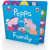 Peppa Pig: Peppa and Family : Tabbed Board Book - Peppa Pig - Penguin Random House Children's UK Peppa Pig: Peppa and Family : Tabbed Board Book - Peppa Pig - Penguin Random House Children's UK