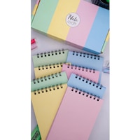 Dream Notes 9x15cm 8'li Çizgisiz Not Defteri Seti - Renkli Kutu Sarı - Pembe - Mavi - Yeşil Dream Notes 9x15cm 8'li Çizgisiz Not Defteri Seti - Renkli Kutu Sarı - Pembe - Mavi - Yeşil