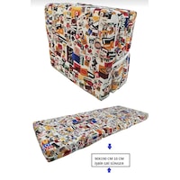 Katlanır Yer Yatağı Tek Kişilik Sünger Minder Yatak 90x190x 10 Cm Gri Kalın Sünger Love Desen Karışık Renk Katlanır Yer Yatağı Tek Kişilik Sünger Minder Yatak 90x190x 10 Cm Gri Kalın Sünger Love Desen Karışık Renk
