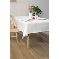 Neva Leke Tutmaz Masa Örtüsü 160x220 - Ekru Ekru Neva Leke Tutmaz Masa Örtüsü 160x220 - Ekru Ekru