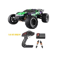 Elektrikli Rc 1:8 Ölçek Servo Motor Süspansiyonlu Arazi Aracı Spor Araç 85 Km Hız Rc Araç - Yeşil Elektrikli Rc 1:8 Ölçek Servo Motor Süspansiyonlu Arazi Aracı Spor Araç 85 Km Hız Rc Araç - Yeşil
