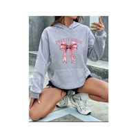 Herkesemoda Pertty Gırls Yazı Detay Baskılı İçi Polarlı Kapüşonlu Sweatshirt Gri Herkesemoda Pertty Gırls Yazı Detay Baskılı İçi Polarlı Kapüşonlu Sweatshirt Gri