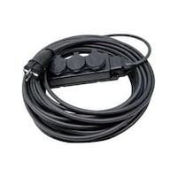 Siyah Renk Topraklı Kauçuk Seyyar Uzatma Elektrik Kablosu Cca 3 X 1,5 Mm 10 Mt 3 Lü Priz Siyah Renk Topraklı Kauçuk Seyyar Uzatma Elektrik Kablosu Cca 3 X 1,5 Mm 10 Mt 3 Lü Priz