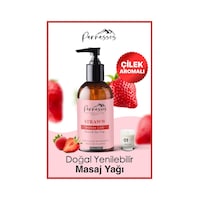 Parnassos Doğal Çilek Aromalı Yenilebilir Masaj Yağı 150 ML Parnassos Doğal Çilek Aromalı Yenilebilir Masaj Yağı 150 ML
