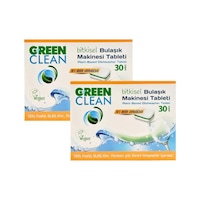 U Green Clean Bitkisel Bulaşık Makinesi Deterjanı 2 x 30 Tablet U Green Clean Bitkisel Bulaşık Makinesi Deterjanı 2 x 30 Tablet
