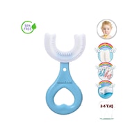 Mas Lord U Tipi Yeni Nesil Diş Fırçası - Mavi - Kalp Model 2-6 Yaş Mas Lord U Tipi Yeni Nesil Diş Fırçası - Mavi - Kalp Model 2-6 Yaş