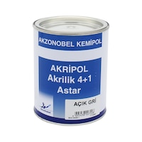 Akzonobel Kemipol Akripol Akrilik 4+1 Astar Açık Gri Astar 1Litre Akzonobel Kemipol Akripol Akrilik 4+1 Astar Açık Gri Astar 1Litre