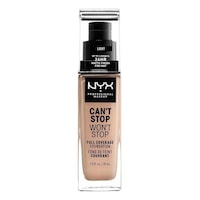 NYX Professional Makeup Can't Stop Won't Stop Full Coverage Foundation 05 Light NYX Professional Makeup Can't Stop Won't Stop Full Coverage Foundation 05 Light