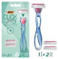 Bic Soleil Click Kadın Sistem Tıraş Bıçağı 1 Sap + Yedek Kartuş 2'li Bic Soleil Click Kadın Sistem Tıraş Bıçağı 1 Sap + Yedek Kartuş 2'li