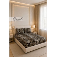 Güvenal Carmen %100 Pamuk Çift Kişilik Desenli Yastık Kılıflı Lastikli Çarşaf Seti Yastık Kılıfı Lastikli Çarşaf Uyku Seti Çeyiz - 180 X 200 Cm - Leopar Kahverengi Güvenal Carmen %100 Pamuk Çift Kişilik Desenli Yastık Kılıflı Lastikli Çarşaf Seti Yastık Kılıfı Lastikli Çarşaf Uyku Seti Çeyiz - 180 X 200 Cm - Leopar Kahverengi
