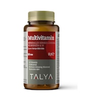 Talya Multivitamin İçeren Takviye Edici Gıda (Mineraller-Kırmızı Ginseng ve Koenzim Q10) 60 Tablet Talya Multivitamin İçeren Takviye Edici Gıda (Mineraller-Kırmızı Ginseng ve Koenzim Q10) 60 Tablet