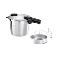 Fissler Vitaquick Premium 6lt Düdüklü Tencere Haşlama Aparatlı Gümüş Fissler Vitaquick Premium 6lt Düdüklü Tencere Haşlama Aparatlı Gümüş