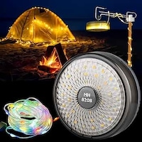 Şarjlı 10 Metre Ledli Şarj Göstergeli 8 Işık Modlu Hareketli Ve Flaşör Modlu Kamp Lambası Led Işık Şarjlı 10 Metre Ledli Şarj Göstergeli 8 Işık Modlu Hareketli Ve Flaşör Modlu Kamp Lambası Led Işık