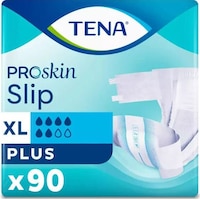 Tena Slip Proskin Plus 6 Damla Belbantlı Hasta Bezi XL 90'lı Tena Slip Proskin Plus 6 Damla Belbantlı Hasta Bezi XL 90'lı