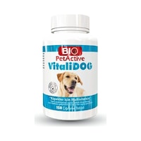 Bio Petactive Vitalidog Multivitamin Yavru Ve Yetişkin Köpek Vitamini 150 Tablet 75 G Bio Petactive Vitalidog Multivitamin Yavru Ve Yetişkin Köpek Vitamini 150 Tablet 75 G