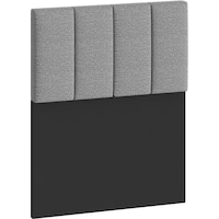 Mobpazar Capella Tek Kişilik Baza Başlığı 90 x 100 CM Antrasit Mobpazar Capella Tek Kişilik Baza Başlığı 90 x 100 CM Antrasit