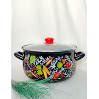 Farm Emaye Tencere Büyük Boy 5 Buçuk Litre 26 Cm Çap Süt Yoğurt Reçel Tenceresi Çok Renkli Farm Emaye Tencere Büyük Boy 5 Buçuk Litre 26 Cm Çap Süt Yoğurt Reçel Tenceresi Çok Renkli