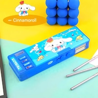 Sanrio Cinnamoroll Çok Fonksiyonlu Şifreli Kalem Kutusu Mavi Kuromi Kalemlik Sanrio Kore Tarzı Mavi
