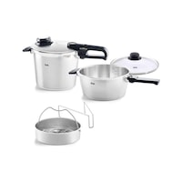 Fissler Vitavit Premium Mat Düdüklü Tencere Seti 6 + 3.5 L Fissler Vitavit Premium Mat Düdüklü Tencere Seti 6 + 3.5 L