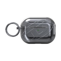 Diesel Apple AirPods Uyumlu Pro / Pro 2 İçin Parlak Kılıf - Gümüş Diesel Apple AirPods Uyumlu Pro / Pro 2 İçin Parlak Kılıf - Gümüş