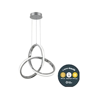Ares Krom Sarkıt Led Avize 3 Renk Salon, Yemek Masası, Mutfak, Antre Ve Çocuk Odası İçin Gümüş Ares Krom Sarkıt Led Avize 3 Renk Salon, Yemek Masası, Mutfak, Antre Ve Çocuk Odası İçin Gümüş