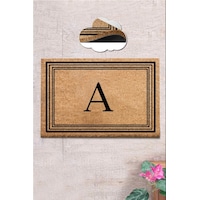 Coco Harf A 40x60 cm KIL Paspas,Dekoratif Çok Amaçlı Iç ve Dış Kapı Paspası Coco Harf A 40x60 cm KIL Paspas,Dekoratif Çok Amaçlı Iç ve Dış Kapı Paspası