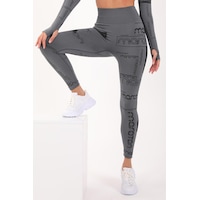 Maraton Active Slimfit Kadın Koşu Antrasit Tayt 812092-antrasit Maraton Active Slimfit Kadın Koşu Antrasit Tayt 812092-antrasit