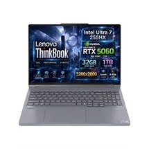 Lenovo Thinkbook 16p G6 Iax Intel Core Ultra 7-255hx Geforce Rtx 5060 8gb 115w 32gb Ddr5 1tb Ssd 16 Inç 3.2k 165hz Ips Freedos 21r0004btx