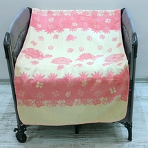 Pamuklu Bebek Battaniyesi Çiçekli Model