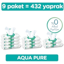 Prima Islak Havlu Aqua Pure 9'lu Fırsat Paketi 432 Yaprak