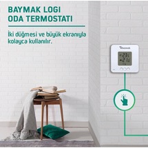 BAYMAK LOGİ KABLOSUZ ODA TERMOSTAT