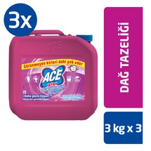 ACE Ultra Yoğun Kıvamlı Çamaşır Suyu Dağ Tazeliği 3 x 3 KG