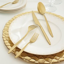 Emsan Goldinoks Yeni Mat Gold 24 Parça 6 Kişilik Çatal Kaşık Bıça