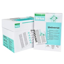 Sirius Universe A4 80g Fotokopi Kağıdı 1 Koli (500 Yap. X 5 Pak.)