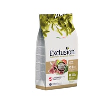 Exclusion Monoprotein Düşük Tahıllı Kuzu Etli ve Narlı Büyük Irk Yetişkin Köpek Maması 12 KG