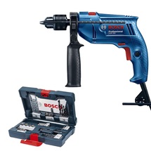 Bosch GSB 550 Darbeli Matkap + X-Line 41 Parça Delme & Vidalama Seti