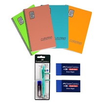 Gıpta Defter ve Faber Castell Kalem Silgi Seti