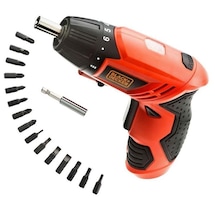 Black+Decker KC4815L 3.6 V Li-Ion Şarjlı Tornavida 15 Parça Vidalama Ucu