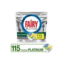 Fairy Platinum Limon Kokulu Bulaşık Makinesi Deterjanı 115 Tablet