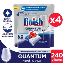 Finish Quantum Bulaşık Makinesi Deterjanı 4 x 60 Tablet