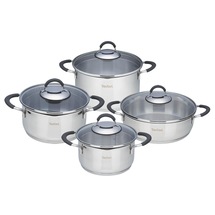 Tefal Icone 8 Parça Çelik Tencere Seti