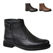 KALE 304 Hakiki Deri (40-46) Ici Tamamen Yünlü Erkek Bot