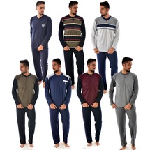 Erkek Uzun Kol Pijama Takımı 11 Farklı Model Seçeneğiyle