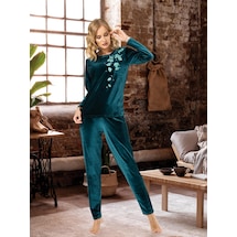 NBB Kadife Kadın Pijama Takımı 66617