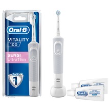 Oral-B D100 Ultra Thin Vitality Elektrikli Diş Fırçası + Oral-B Pro-Onarım Diş Macunu 2 x 15 ML