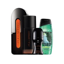 Avon Full Speed Parfüm Deodorant Rollon Jungle Duş Jeli Set