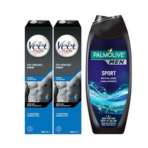 Veet Men Hassas Erkeklere Özel Tüy Dökücü Krem 200mlX 2 Adet+ Pal