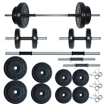 Fitset Spor 45 Kg Halter,Dambıl ve Fitness Ağırlık Seti