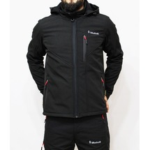 Mudwill Softshell Erkek Mont Ceket - Siyah